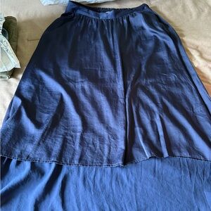 Elegant Navy Blue Women's Skirt